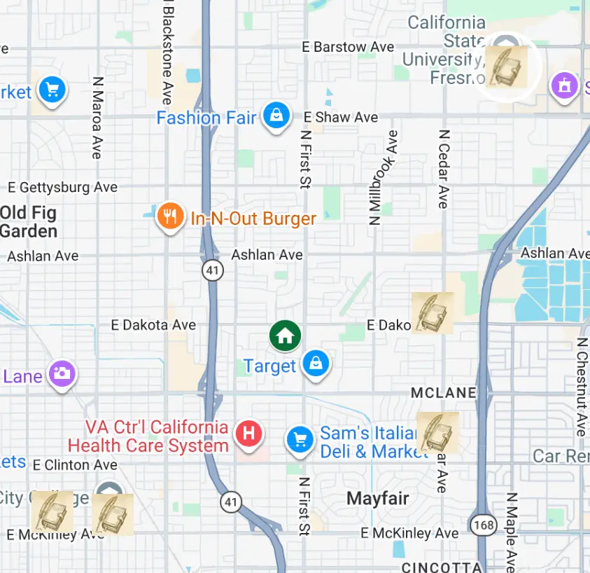 The Summer of 65 Map